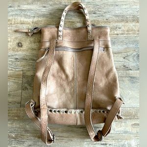 Free People Leather Stylish Backpack